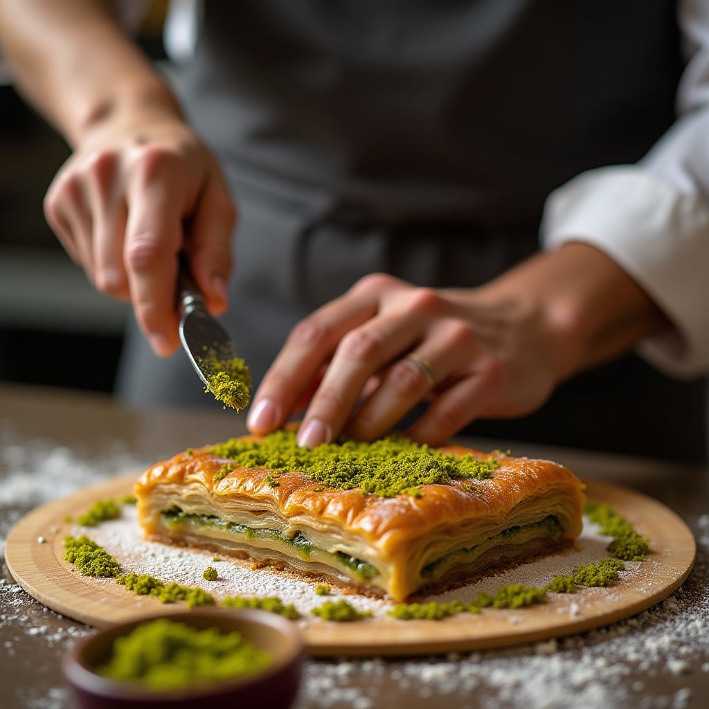 Gaziantep'te baklava yapım atölyesi