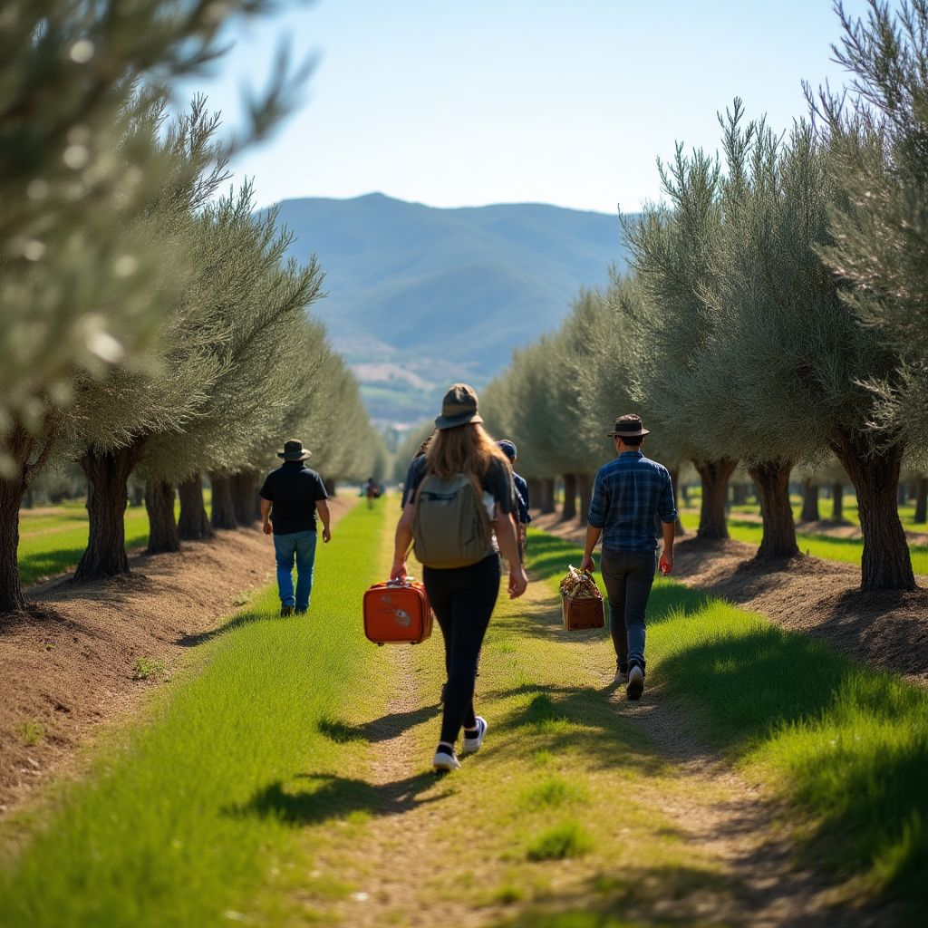 Ege'de zeytin hasadı deneyimi